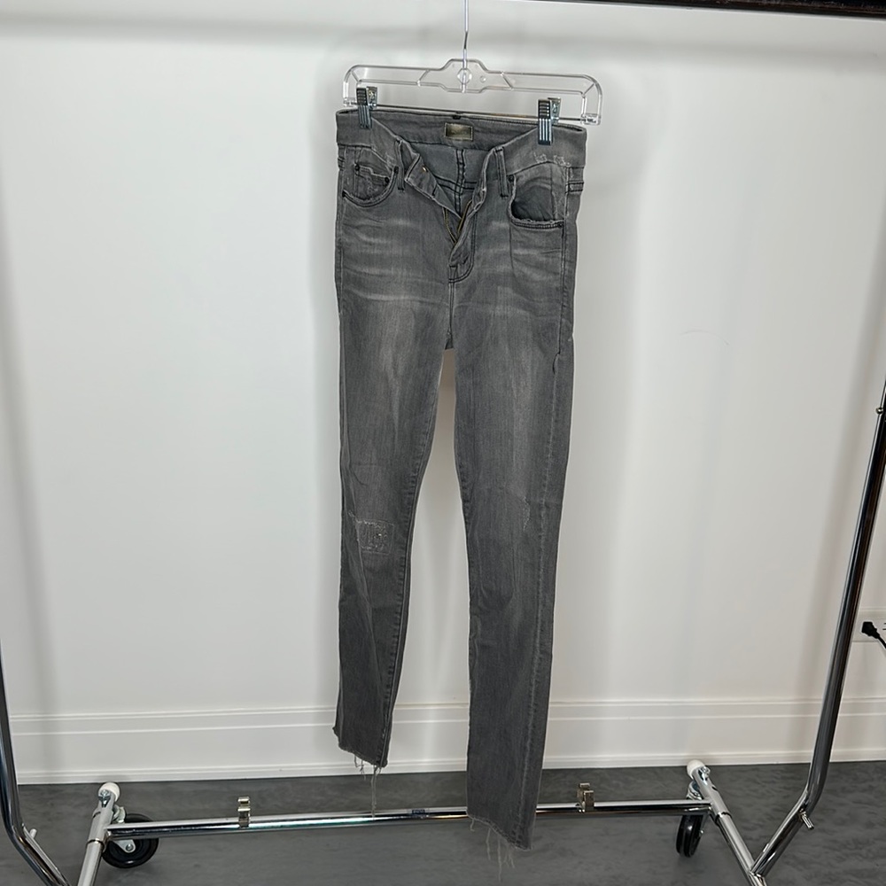 Mother Looker Ankle Fray Jean
